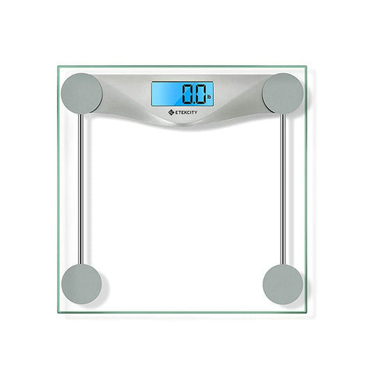 Etekcity Scale for Weight, 400lb Capacity Bathroom Scale with LCD Display, Silver, EB4074C