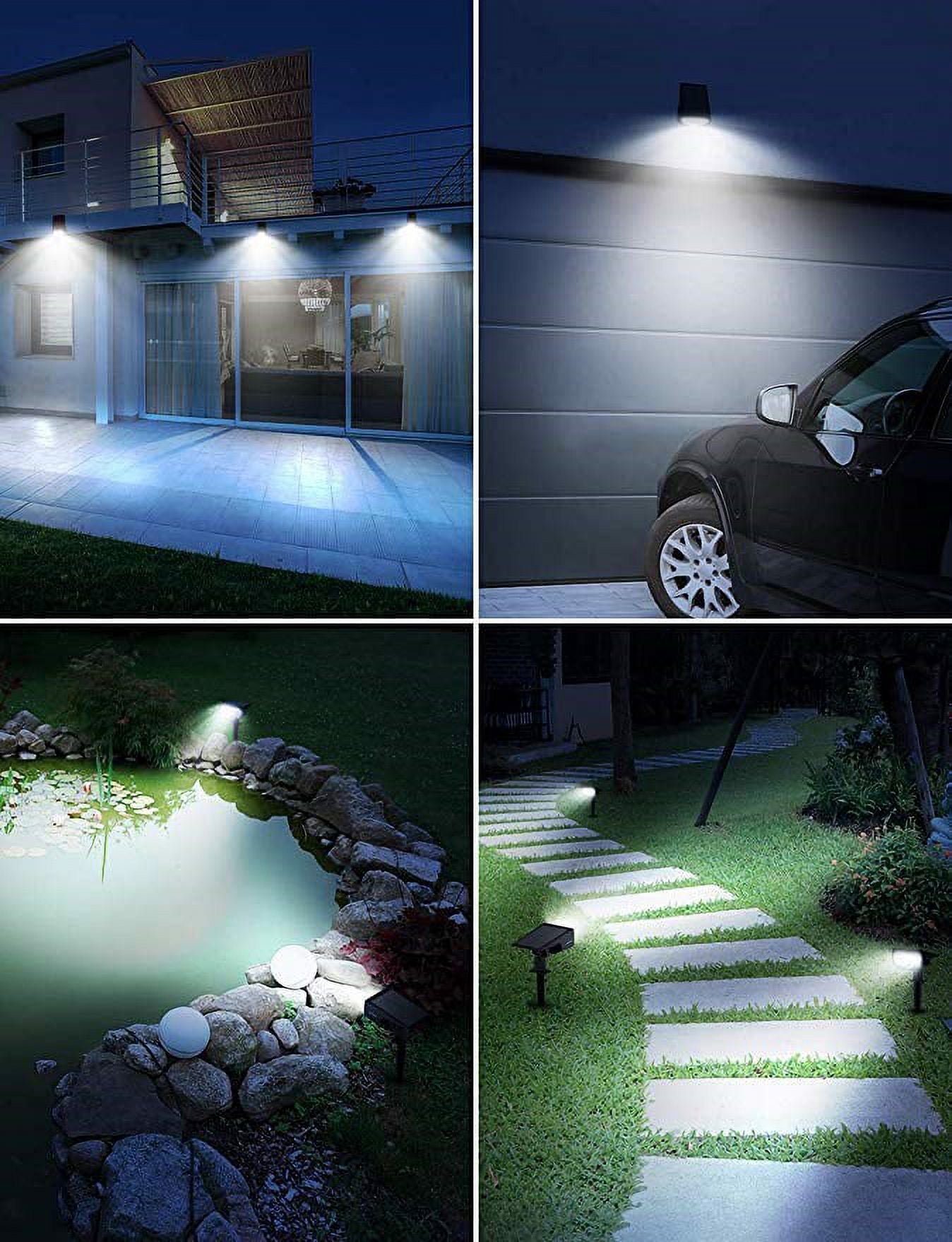 30 LED Solar Motion Sensor Landscape Spotlights